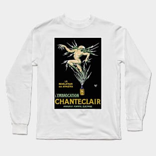 Vintage Advertising Poster France Chanteclair Long Sleeve T-Shirt